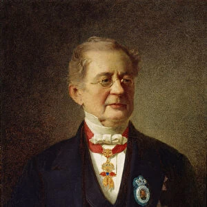 Portrait of the Chancellor Prince Alexander M Gorchakov, 1867. Artist: Johann Koler