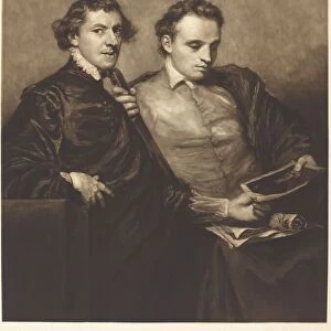 Portrait of Two Gentlemen, 1905. Creator: Frank Short