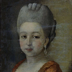 Portrait of a Girl, 1770s. Artist: Ostrovsky, Grigory (active 1760-1780)