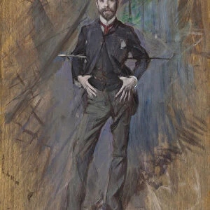 Portrait of John Singer Sargent, 1890. Creator: Boldini, Giovanni (1842-1931)
