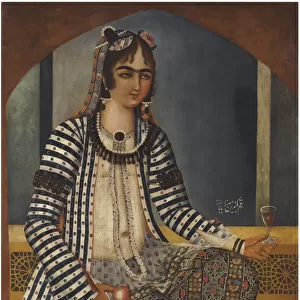 Portrait of a Lady. Artist: Baba, Mirza (active c. 1795-c. 1830)