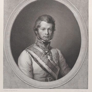 Portrait of Leopold II, Grand Duke of Tuscany, 1831-33. 1831-33
