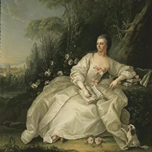 Portrait of Madame de Pompadour. Creator: Ecole Francaise