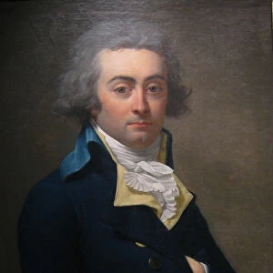 Portrait of Marie-Jean Herault de Sechelles (1759-1794), Second Half of the 18th cen Artist: Laneuville, Jean-Louis (1748-1826)