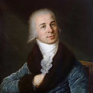 Portrait of the Poet Gavrila R. Derzhavin, (1743-1816), 1790s