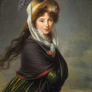 Portrait of Princess Irina Ivanovna Vorontsova, nee Izmaylova (1768-1848), ca 1797. Artist: Vigee-Lebrun, Marie Louise Elisabeth (1755-1842)