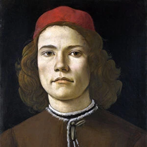 Portrait of a Young Man, c. 1480. Artist: Botticelli, Sandro (1445-1510)