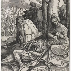 The Power of Women: Samson and Delilah, c. 1512. Creator: Lucas van Leyden (Dutch, 1494-1533)
