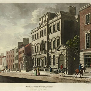 Powerscourt House, Dublin, published July 1795. Creator: James Malton