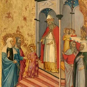 The Presentation of the Virgin in the Temple, c. 1400 / 1405. Creator: Andrea di Bartolo