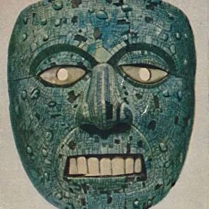 Primitive Cultures in Ritual and Festival Masks - Quetzalcoatl and Tezcatlipocaa, c1935
