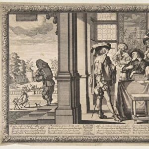 The Prodigal Son Leaves Home, ca. 1636. Creator: Abraham Bosse