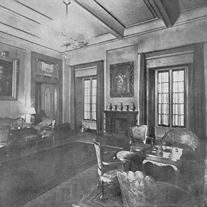 Reception room for the visit of King Victor Emmanuel III and Queen Elena of Italy to Cairo, c1933