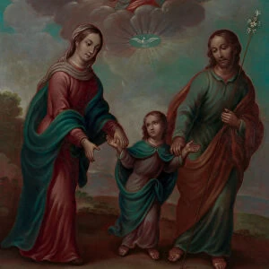 The Return of the Holy Family from Egypt, 1773. Creator: Nicolas Enriquez
