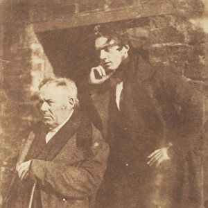 Rev. Miller and His Son Rev. Samuel Miller, 1843-47. Creators: David Octavius Hill