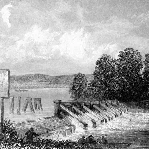 The River Thames at Teddington, London, 19th century