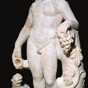 Roman marble statue of Bacchus