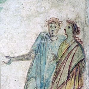 Roman wall-painting of a Bacchanalian dance, 1st century