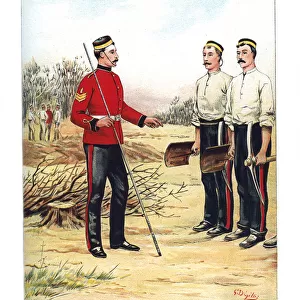 Royal Engineers, c1890. Artist: Geoffrey Douglas Giles