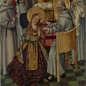 Saint Clare enters the cloister, c. 1500