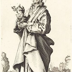 Saint John the Evangelist, published 1631. Creator: Jacques Callot