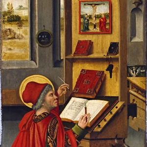 Saint Luke the Evangelist, 1478. Artist: Malesskircher, Gabriel (ca. 1425-1495)