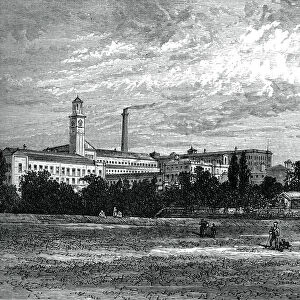 Saltaire works, c1880