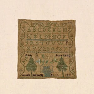 Sampler, United States, 1811. Creator: Ann S. Sweitzers