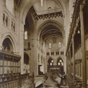 Section of the Interior, Buckfast Abbey Church, late 19th-early 20th century
