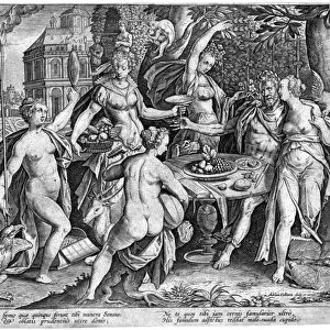 The Five Senses, late 16th century. Artist: Adriaen Collaert