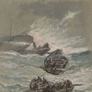 The Shipwreck, c. 1880. Creator: Elihu Vedder