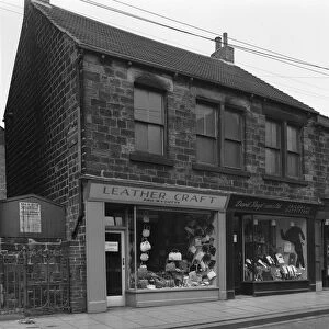 Shops in Bank Street, Mexborough, South Yorkshire, 1963. Artist: Michael Walters