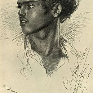 Sinhalese man, Colombo, Ceylon, 1898. Creator: Christian Wilhelm Allers
