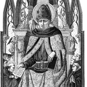 St Augustine of Hippo (350-430), 19th century