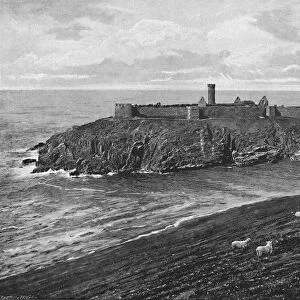 St. Patricks Island, Peel, Isle of Man, c1896. Artist: Chester Vaughan