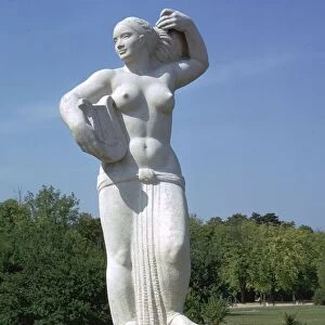 Statue in the park at Keszthely
