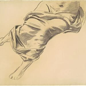 Study of a Draped Figure, 1920-1925. Creator: John Singer Sargent