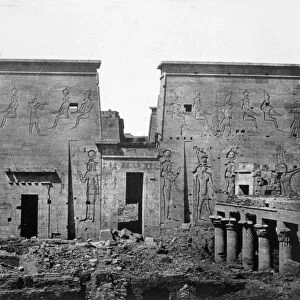 Temple of Philae, Nubia, Egypt, 1852. Artist: Maxime du Camp