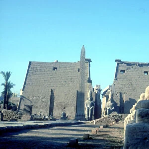 Temple sacred to Amun Mut & Khons (Khonsu), Luxor, Egypt