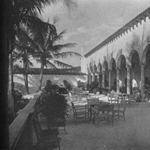 Terrace and arcade, Gulf Stream Golf Club, Palm Beach, Florida, 1925