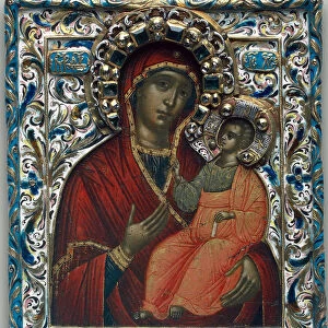 The Theotokos of Tikhvin, End of 17th century. Artist: Russian icon