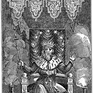 Thor, the second god in the ancient Scandinavian pantheon, 1834