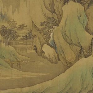 Traveling at Dawn in the Snowy Foothills, Qing dynasty, 17th century. Creator: Fan Qi