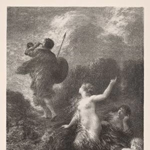 Twilight of the Gods: Siegfried and the Rhine Maidens, 1897. Creator: Henri Fantin-Latour (French