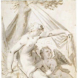 Venus and Cupid, 1600. Artist: Aegidius Sadeler II