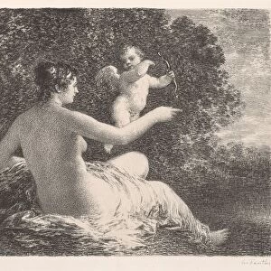 Venus and Cupid, 1896. Creator: Henri Fantin-Latour (French, 1836-1904)