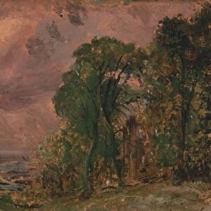 A View at Hampstead with Stormy Weather, ca. 1830. Creator: John Constable
