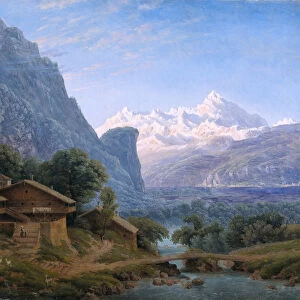 View of Mont Blanc, 1813