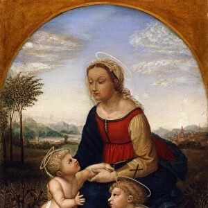 Virgin and Child with John the Baptist as a Boy, early 19th century. Artist: Franz Pforr