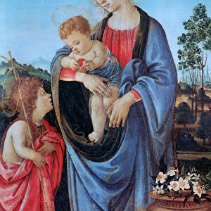 The Virgin and Child with Saint John, 1480. Artist: Filippino Lippi